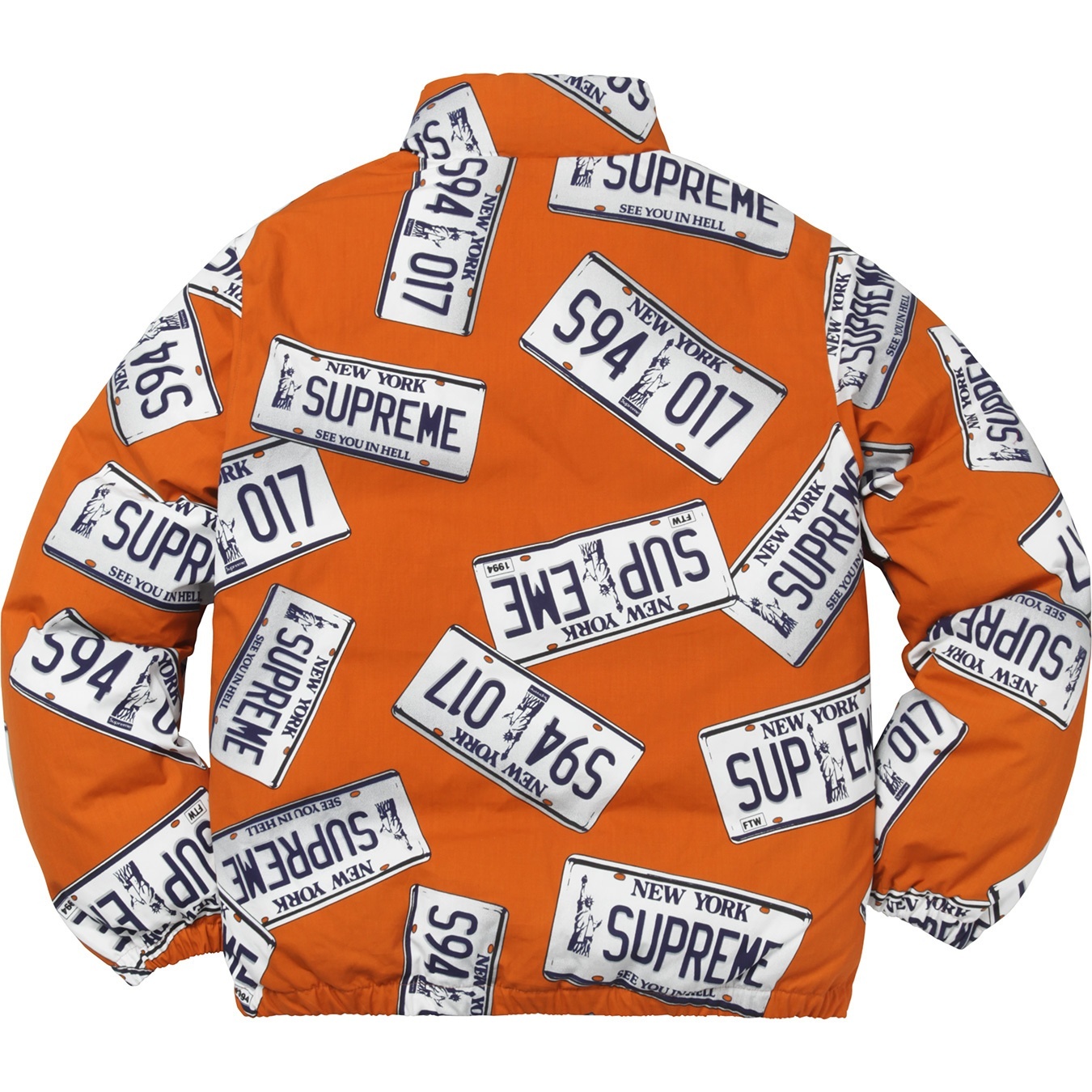 License Plate Puffy Jacket view 6